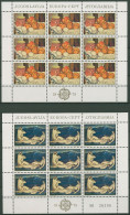 Jugoslawien 1975 Europa CEPT Gemälde Kleinbogen 1598/99 I. K Postfrisch (C93570) - Blocks & Sheetlets