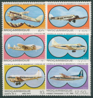 Mocambique 1981 Geschichte Der Luftfahrt Flugzeuge 810/15 Postfrisch - Mozambique