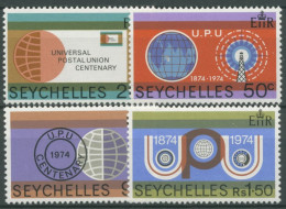 Seychellen 1974 100 Jahre Weltpostverein UPU 322/25 Postfrisch - Seychelles (...-1976)