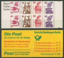 Berlin Markenheftchen 1974 Unfallverhütung MH 9 D Ib Postfrisch - Postzegelboekjes