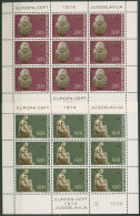 Jugoslawien 1974 Europa CEPT Skulpturen Kleinbogen 1557/58 K Postfrisch (C93554) - Blocks & Kleinbögen