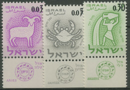 Israel 1962 Tierkreiszeichen 249/51 Mit Tab Postfrisch - Nuovi (con Tab)