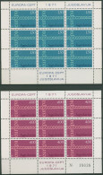 Jugoslawien 1971 Europa CEPT Kettensymbol Kleinbogen 1416/17 K Postfr. (C93520) - Blocks & Sheetlets