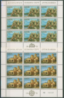 Jugoslawien 1978 Europa CEPT Baudenkmäler Kleinbogen 1725/26 K Postfr. (C93601) - Blocks & Kleinbögen