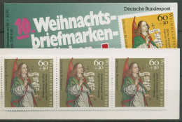 Bund Rotes Kreuz 1991 Weihnachten Markenheftchen 1578 MH W11 Postfrisch (C99926) - Autres & Non Classés