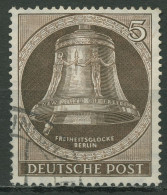 Berlin 1951 Freiheitsglocke, Klöppel Nach Links 75 Gestempelt - Used Stamps