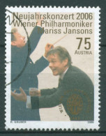 Österreich 2006 Wiener Philharmoniker Dirigent Mariss Jansons 2564 Gestempelt - Usati