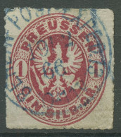 Preußen 1861 Wappenadler 16 A Gestempelt K1 BERLIN POST-EXPED. 13 - Afgestempeld