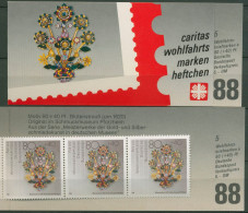 Bund Caritas 1988 Goldkunst Markenheftchen (1386) MH 2 Postfrisch (C99969) - Otros & Sin Clasificación