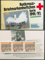 Bund Rotes Kreuz 1991 Postamt Markenheftchen MH 12 (1564) Postfrisch (C99883) - Sonstige & Ohne Zuordnung