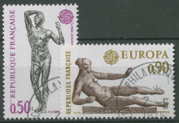 Frankreich 1974 Europa CEPT Skulpturen 1869/70 Gestempelt - Used Stamps