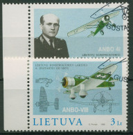 Litauen 1998 Flugzeuge Konstrukteur Antanas Gustaitis 662/63 Gestempelt - Lithuania