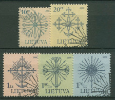 Litauen 2000 Geschmiedete Denkmalspitzen 717/21 A Gestempelt - Lithuania