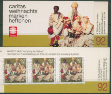 Bund Caritas 1992 Weihnachten Markenheftchen (1639) MH W 12 Postfrisch (C60005) - Altri & Non Classificati