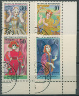 Bund 1976 Bedeutende Deutsche Frauen 908/11 Ecke 4 Unt. Rechts Gestempelt (E962) - Used Stamps