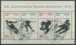 Bund 1971 Olympische Spiele München Block 6 ESST Bonn Gestempelt (C98615) - Sonstige & Ohne Zuordnung