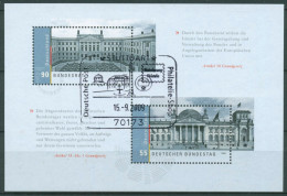 Bund 2009 Bundestag Bundesrat Reichstag Block 76 Gestempelt (C98925) - Altri & Non Classificati