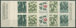 Schweden 1968 Blumen Markenheftchen MH 18 Postfrisch (C60532) - 1951-80