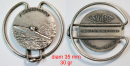 Médaille De Table_Militaria_attache Papier_sous Marin L’indomptable_SAGEM_U-boot - Frankrijk