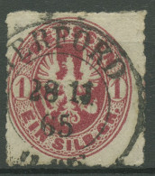 Preußen 1861 Wappenadler 16 A Gestempelt K2 HERFORD - Gebraucht