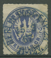 Preußen 1861 Wappenadler 17 A Gestempelt K2 BERLIN POST-EXP. 23 - Usati