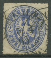 Preußen 1861 Wappenadler 17 A Gestempelt K2 AACHEN - Usados