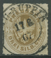 Preußen 1861 Wappenadler 18 A Gestempelt K2 NEU-RUPPIN - Gebraucht