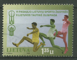 Litauen 1998 Sportspiele Volksolympiade Weitsprung 669 Gestempelt - Lituania