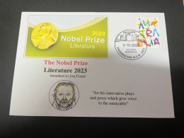 4-5-2024 (4 Z 7) 2023 Nobel Prizes Laureates (1 Cover) Literature Prize - Nobelpreisträger