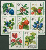 Polen 1977 Waldfrüchte Beeren Nüsse 2487/94 Gestempelt - Usati