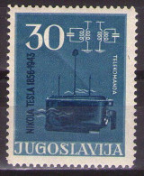 Yugoslavia 1956 - Nikola Tesla - Mi 793C - MNH** - Nuovi
