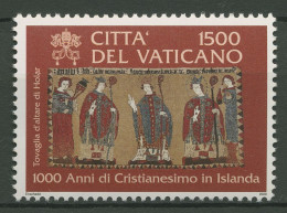 Vatikan 2000 Christen Auf Island Altarbild Kirche Von Holar 1337 Postfrisch - Unused Stamps