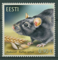 Estland 2020 Tiere Die Ratte 997 Postfrisch - Estonie