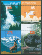 Österreich 2022 Landschaften Block 134 Postfrisch (C63216) - Blocks & Kleinbögen