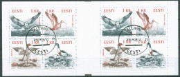 Estland 1992 Tiere Ostseeküste Vögel MH 1 Gestempelt (C63201) - Estland