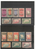 NIGER 1926/38 N° 25/52*et Oblitérés Cote : 49,00 € - Nuovi