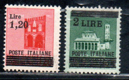 ITALIA REGNO ITALY KINGDOM 1944 LUOGOTENENZA SOVRASTAMPATI SURCHARGE SERIE COMPLETA COMPLETE SET  MNH - Ungebraucht