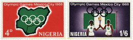 27666 MNH NIGERIA 1968 19 JUEGOS OLIMPICOS VERANO MEXICO 1968 - Nigeria (1961-...)