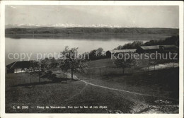 11756002 Vaumarcus Camp De Vaumarcus Vue Sur Le Lac Et Les Alpes Vaumarcus - Sonstige & Ohne Zuordnung