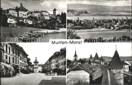 11755972 Murten Morat Bootsliegeplatz Panorama Dorfpartie Chateau Murten - Other & Unclassified