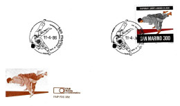 SAN MARINO - 1986 Campionato Mondiale Juniores JUDO Su Busta Faip - 10326 - Judo