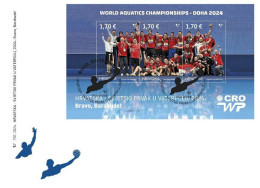 Croatia - 2024 - Water Polo World Champions  / S/S -FDC - Kroatië