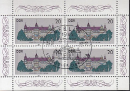 DDR 3033, Kleinbogen, Gestempelt, Schloss Güstrow 1986 - Altri & Non Classificati