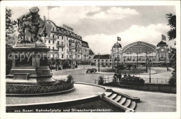 11755498 Basel BS Strassburger Denkmal Hauptbahnhof Basel BS - Autres & Non Classés