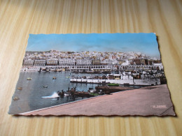 CPSM Alger (Algérie).Vue Générale Prise Du Port - Carte Animée. - Alger