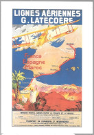 CPA-1980-AFFICHE-COPIE1921-AIR FRANCE-LIGNES AERIENNES LATECOERE-TBE - 1919-1938: Entre Guerras