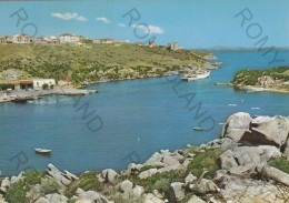 CARTOLINA  C10 S.TERESA DI GALLURA,SASSARI,SARDEGNA-PARTENZA DEL POSTALE-MARE,VACANZA,SPIAGGIA,LUNGOMARE,VIAGGIATA 1971 - Sassari