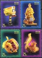 RUSSIA - 2022 - SET OF 4 STAMPS MNH ** - Kaliningrad Amber Factory. Amber Goods - Ungebraucht