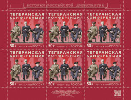 RUSSIA - 2023 - MINIATURE SHEET MNH ** - The Teheran Conference Of 1943 - Ungebraucht