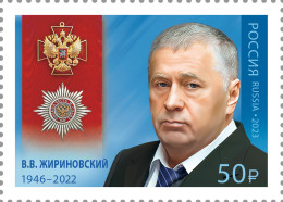 RUSSIA - 2023 -  STAMP MNH ** - V. Zhirinovsky (1946–2022) - Ungebraucht